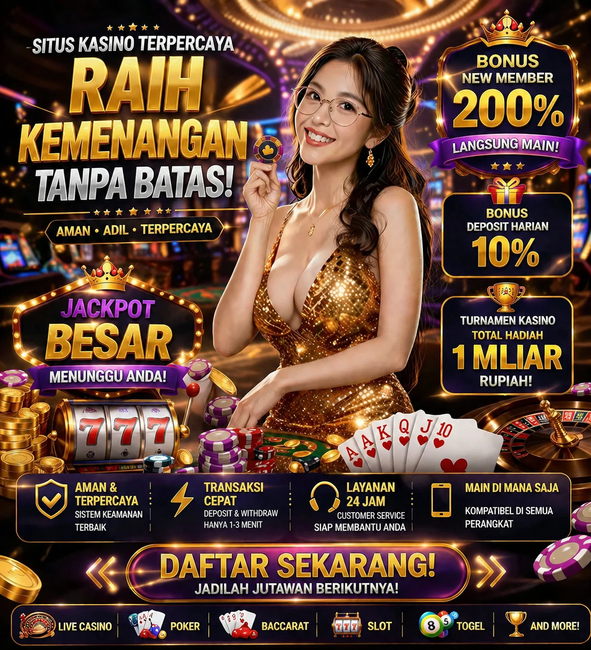 Roleta e blackjack 999mm